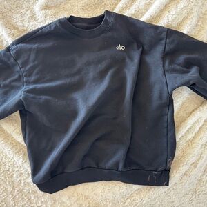 ALO Yoga Accolade sweater in Black, size Medium